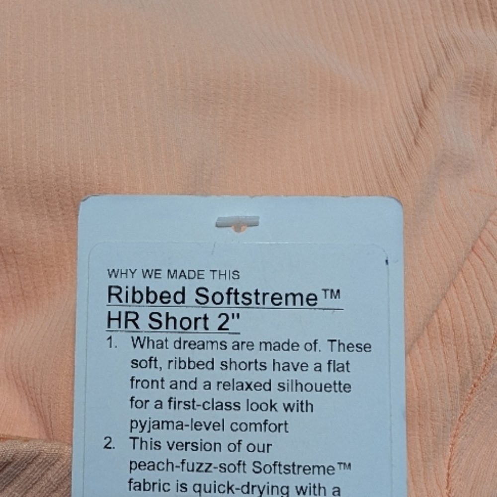Lululemon Ribbed Softsreme High Rise Shorts - Picture 7 of 10
